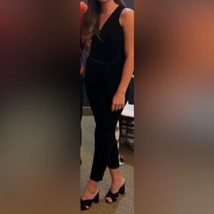 Banana Republic Velvet Jumpsuit